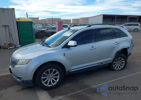 2011 Lincoln Mkx z USA, uszkodzony, nr VIN 2LMDJ6JK2BBJ12236